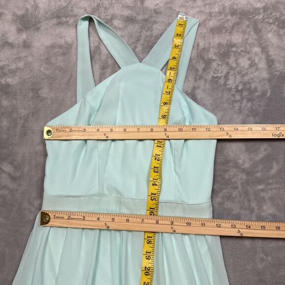 Lulu’s Women’s Small Mint Green Strappy Sleeveless Maxi Dress Long Formal - Picture 3 of 9